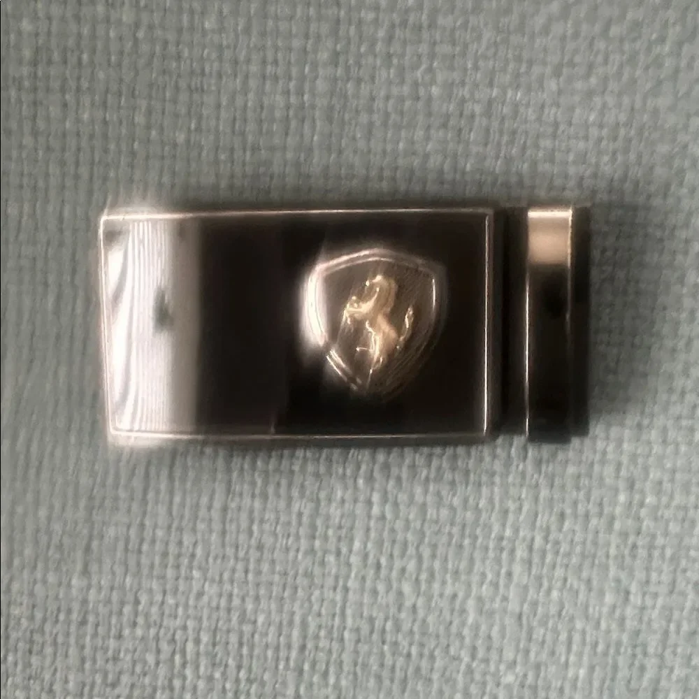 Scuderia Ferrari Black Men’s Belt Buckle